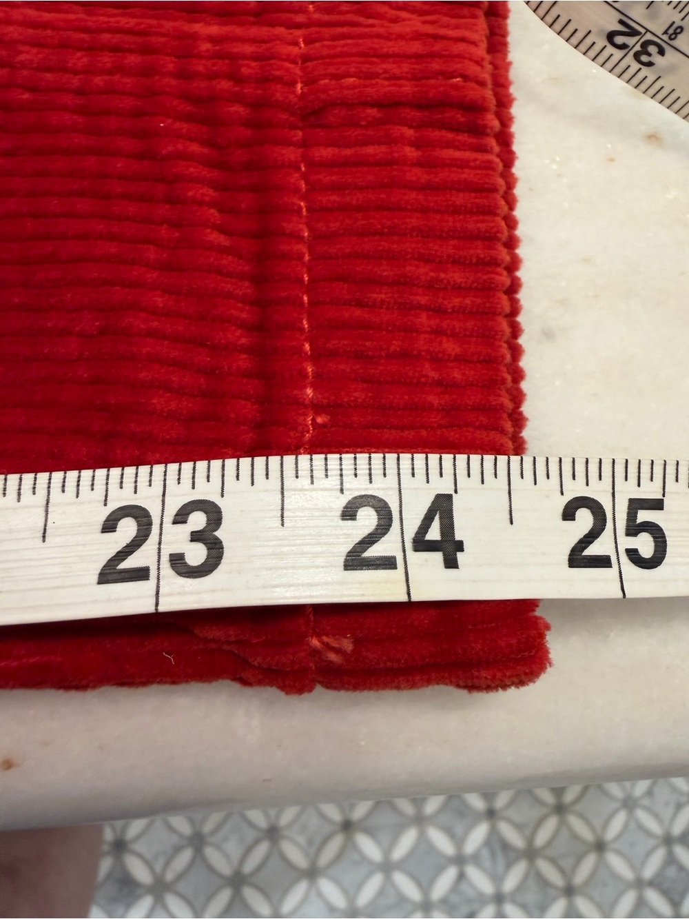 Judy Blue High Rise Button Fly Ankle Straight Corduroy Pants Rust Red Size 5/27 - Picture 13 of 14